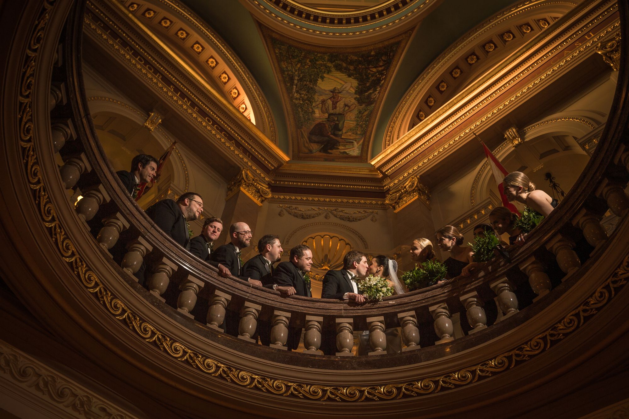 Parliament buildings wedding